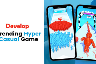 develop professional hyper casual game prototype in unity