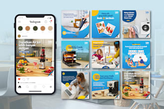 design premium quality social media designs for you