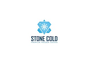 ice baby frozen goods business logo