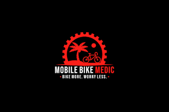 design mobile bike repair company logo