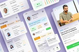 develop mobile app using flutter for both IOS and android