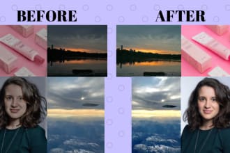 edit and retouch your personal or product photographs