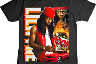send you hip hop latest 2023 bootleg rap tess  designs in 1 day