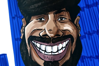do stylized and cartoonish caricatures