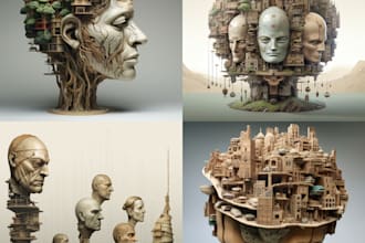 create ai generated art using your text and imagination