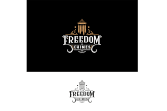 freedom chimes logo design