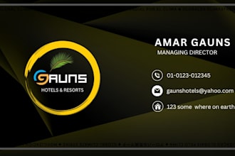 design attractive business cards for your company