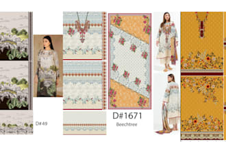 design digital textile prints and patterns