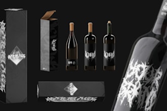 design death metal logo with texture and chrome effect