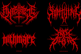 do a logo for your death metal or black metal band