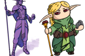 transform your character into a chibi doll