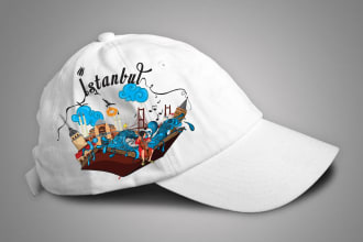create illustration for souvenirs or promotional items