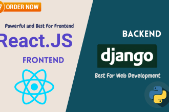 do react js, django websites as a full stack developer