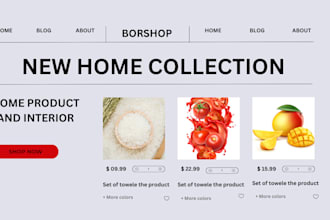 design woo commerce website, wordpress ecommerce website