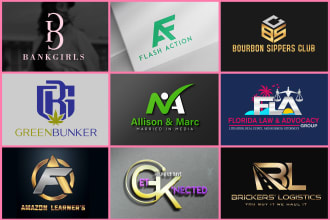 create a luxury fashion clothing brand, urban , initial, monogram logo design