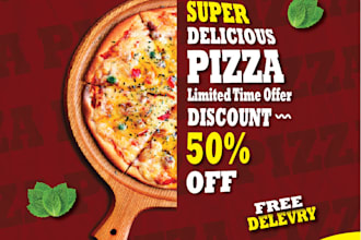 design digital menu, digital screen or menu board