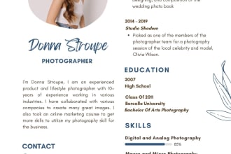 design professional resume cv and cover letter templates