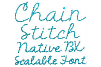 chain stitch embroidery digitizing