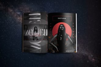 design magazine cover, magazine layout and product catalogue