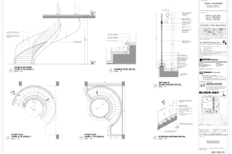 crate architectural details section and working drawings
