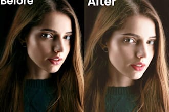 do face retouching , face beauty, skin makeup retouch