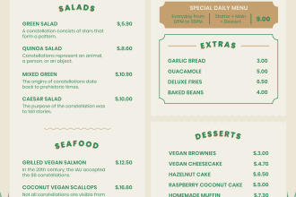deliciously designed food posters