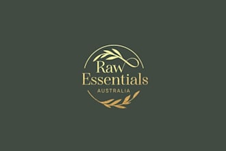 luxurious cosmetics supplies appeal health logo