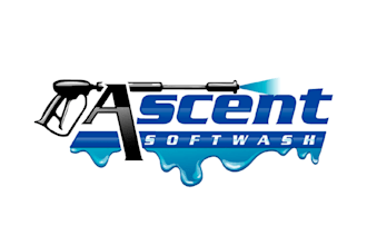 design pressure washing power washing  cleaning service logo