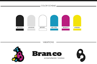 design your brand logo and style guide