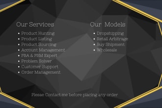 manage amazon fba store for wholesale and online arbitrage model