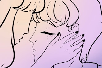 draw custom anime illustration