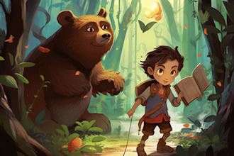 create awesome children story book illustrations