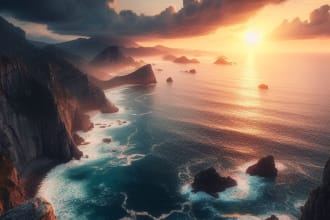create amazing landscape ai art