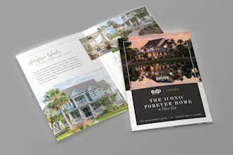 create a real estate magazine, lookbook, catalog