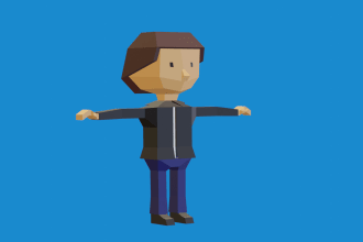 model 3d low poly characters