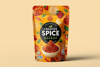 design modern stand up pouch packaging for your product
