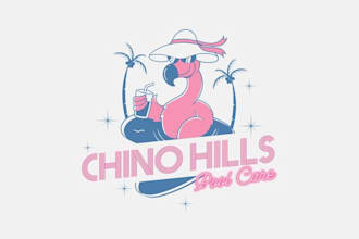 awesome pool care logo design