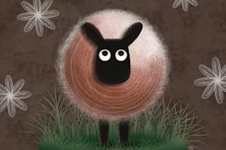 draw animal and pet illustration