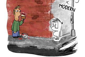 draw an old classic cartoon style of you