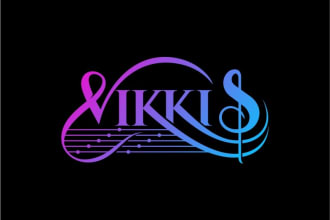 make typography, producer, music, band, or dj logo design