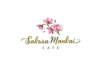 design japanese inspired café west virginia logo
