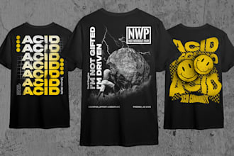 create t shirt and hoodie streetwear techno design