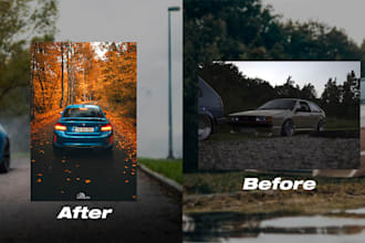 do car photography edit