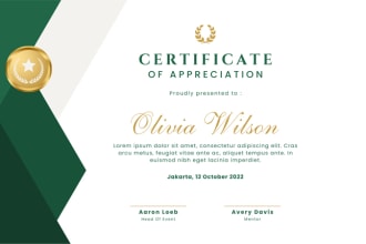 design diploma, award and custom certificate design