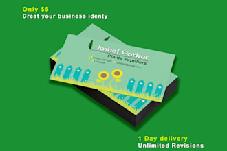 design minimal and professional business card