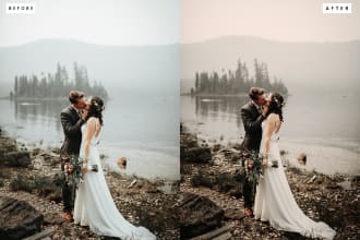 deliver custom wedding lightroom presets