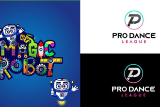 create entertainment, music and art logo