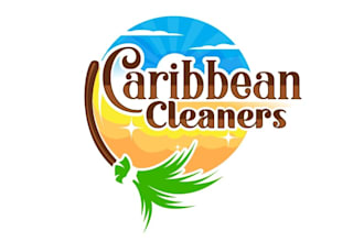 create a distinctive, contemporary cleaning logo for your company
