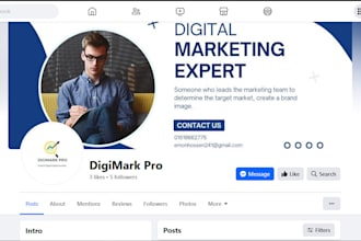 creat and setup professional facebook business page