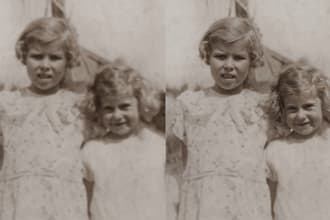enhance, restore and upscale low quality images and photos